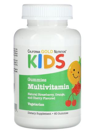 California Gold жувальні мультивітаміни для дітей 60 шт
