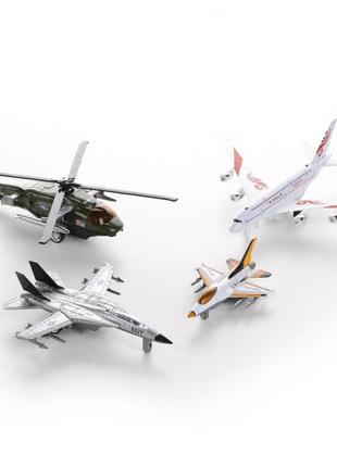 Игровой набор модельки вертолет и самолеты im11
