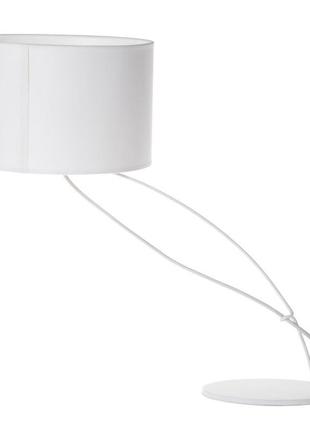 Настольная лампа техно с абажуром bl-103t/1 e27 white