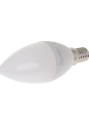 Лампа світлодіодна e14 led 5w nw c37 dim