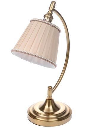 Настольная лампа барокко с абажуром bkl-571t/1 e14