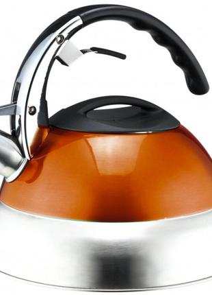 Чайник со свистком оранжевый ns10ket