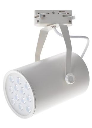 Светильник трековый поворотный led 422/12w ww wh