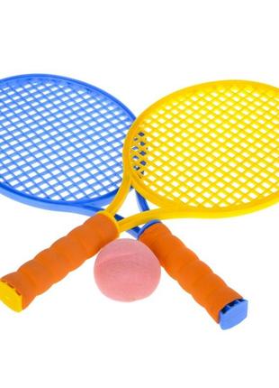 Игровой набор для подвижных игор бадминтон и теннис для детей ...