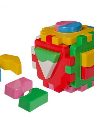 Развивающая игрушка куб умный малыш. логика 1 технок