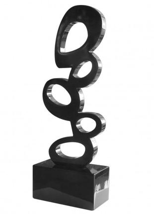 Декор интерьера фигурка абстрактная черная uh17da