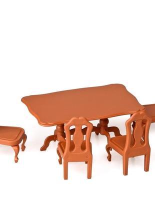 Игрушечная мебель стол и стулья для куклы if230