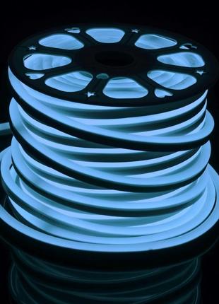 Светодиодная лента в силиконе by-035/120 220v 1м 5730 bl neon