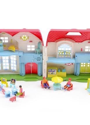 Ігровий набір ляльковий будиночок з меблями та фігурками im439