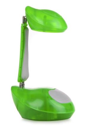 Настольная лампа на гибкой ножке офисная sl-12 green