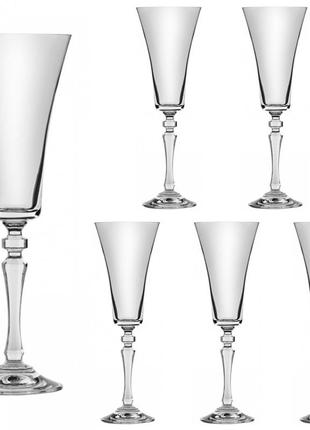 Набор бокалов для шампанского 190ml 6шт франческа ngc231setchamp