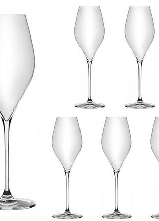Набор бокалов для шампанского 330ml 6шт милан ngc233setchamp