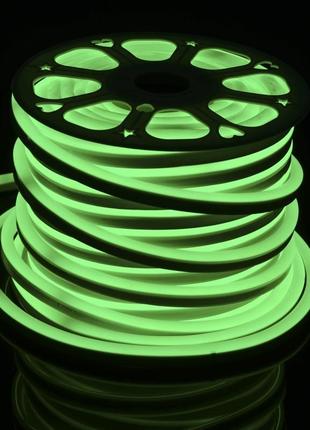 Светодиодная лента в силиконе by-035/120 220v 1м 5730 gr neon