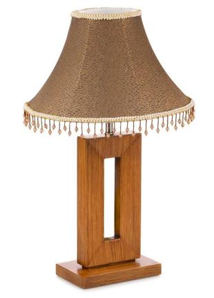 Настольная лампа из дерева с абажуром tl-28