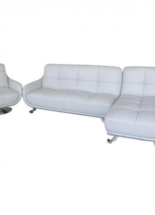 Мягкая мебель набор: угловой диван и одно кресло us16