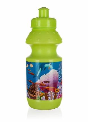 Пластиковая бутылка спортивная для детей banquet sea 380 мл