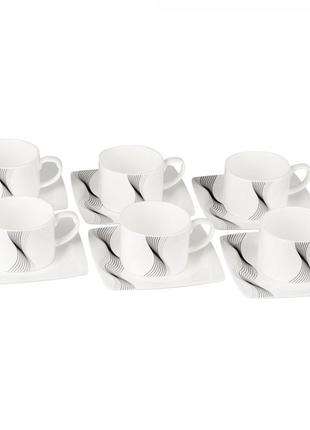 Набор чайных чашек с блюдцами np81settea