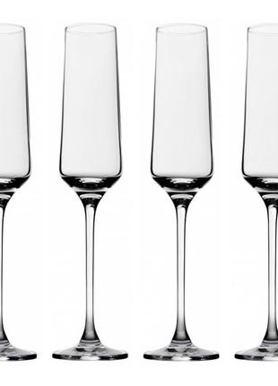 Набор бокалов для шампанского 200ml 4шт клио ngc5setchamp