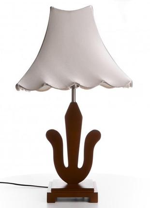 Настольная лампа из дерева с абажуром tl-14