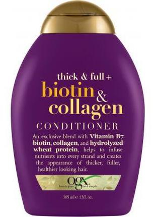 Кондиционер для волос OGX Biotin & Collagen для лишенных объем...
