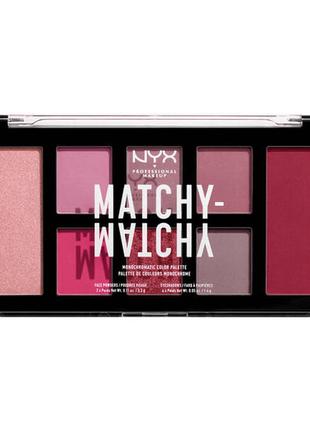 Палетка теней для век и пудр для лица nyx professional makeup ...