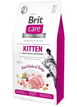 Brit Care Grain Free Kitten Healthy Growth And Development (Бр...