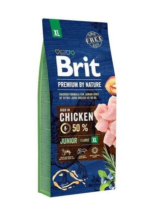 Brit Premium by Nature JUNIOR XL (Брит Премиум Джуниор) корм д...