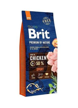 Brit Premium by Nature SPORT (Брит Преміум Нечурал Спорт) сухи...