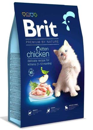 Brit Premium by Nature Cat Kitten Chicken (Брит Преміум Нечура...