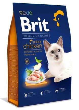 Brit Premium by Nature Cat Indoor Chicken (Брит Преміум Індор ...