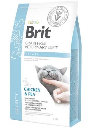 Brit GF Veterinary Diet Cat Obesity (Брит Ветериарі Дієт Обеси...