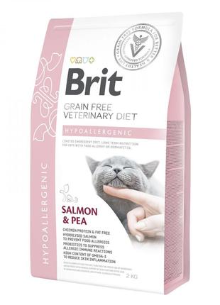 Brit Veterinary Diet Cat Hypoallergenic (Брит Ветериарі Дієт Г...