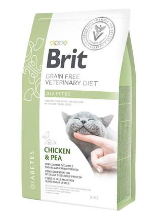 Brit GF Veterinary Diet Cat Diabets (Брит Ветериарі Дієт Діабе...