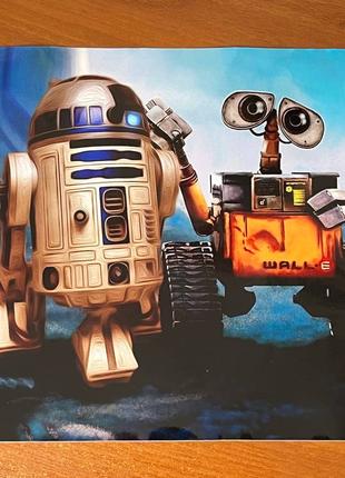 Наклейка на ноутбук 15.6 \ 16 дюймів. Valley Wall-e Валлі 1