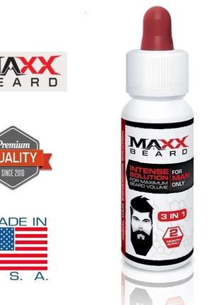 Масло для роста бороды Maxx Beard, 100% оригинал USA