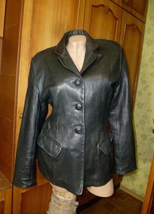 Натуральная кожаная куртка kenzo exclusive утепленная черная ж...
