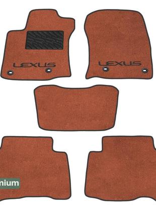 Двухслойные коврики Sotra Premium Terracotta для Lexus GX (mkI...