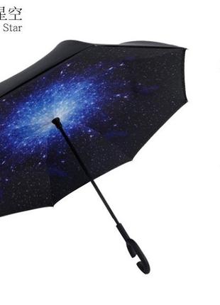 Парасолька lesko up-brella зоряне небо складана парасолька у з...