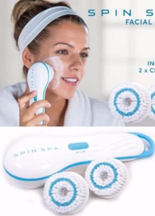 Средство для чистки тела spin spa cleansing facial brush