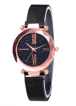 Женские часы starry sky watch на магнитной застёжке - w-20, че...