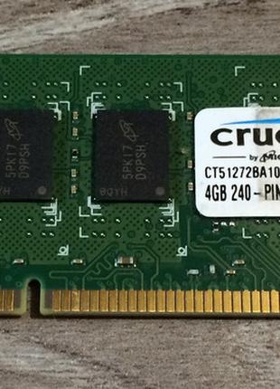4GB DDR3 1066MHz Crucial PC3 8500E 2Rx8 RAM ECC Оперативная па...