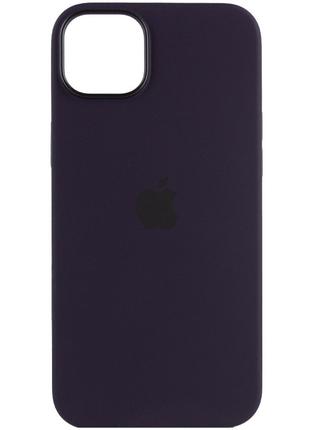 Silicone Case with MagSafe iPhone 14 (1:1 original), Elderberry