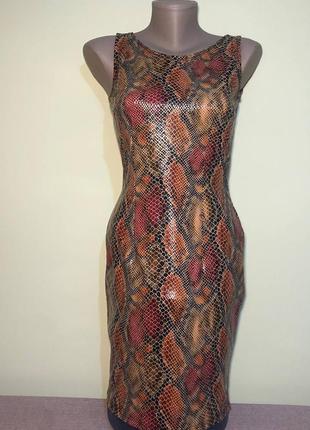 Платье collection со змеиным принтом