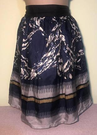 Шелковая юбка mango 36