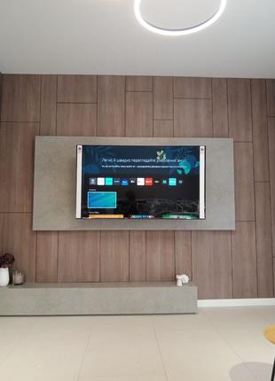 Установка телевизора SAMSUNG на стену, повесить телевизор Одесса