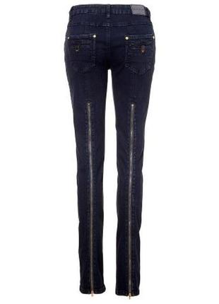 Женские джинсы сзади молния р.44/46 джинсовые брюки штаны