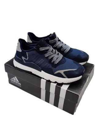 Оригінальні чоловічі кросівки Adidas Nite Jogger 3M сині