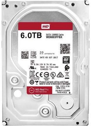 Жесткий диск 3.5" 6TB WD (WD6003FFBX)