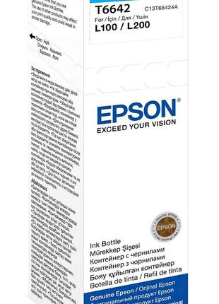 Контейнер с чернилами Epson L100/L200 Cyan (C13T66424A)