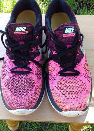 Кроссовки nike womens flyknit lunar3 (нюанс цвета)